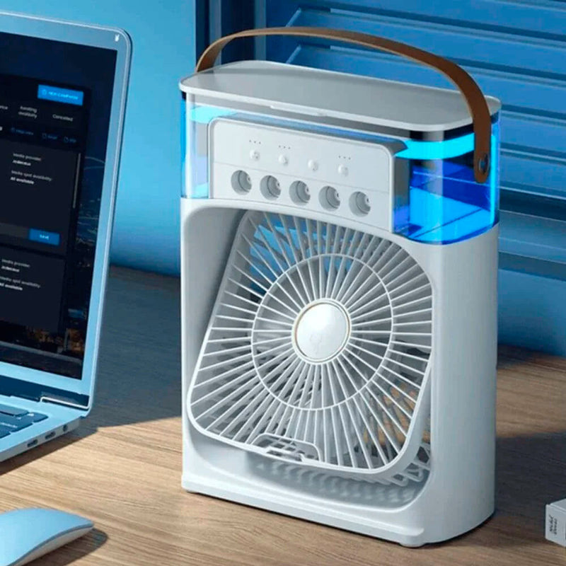 Umidificador Portátil com Ventilador (03 velocidades)