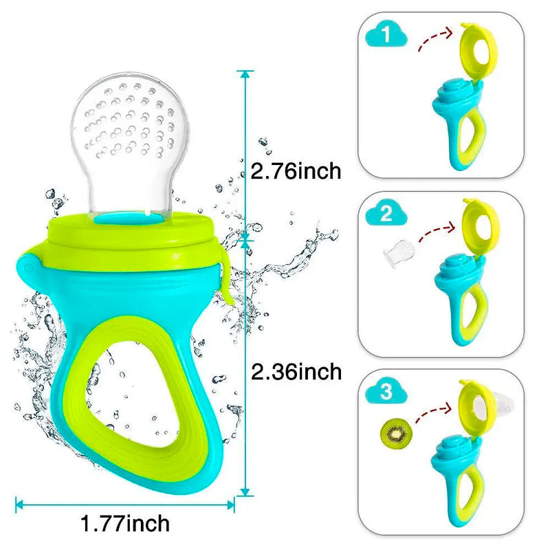 Copo de mamadeira e chupeta de silicone para recém-nascidos - Introdução alimentar