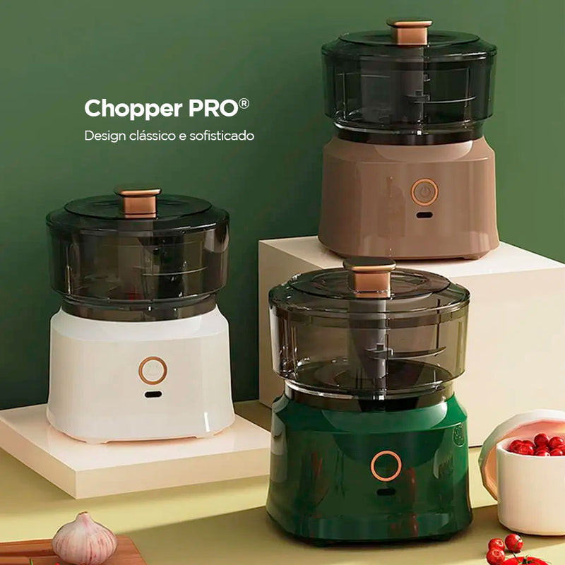 Chopper PRO® - Mini Processador Portátil Multifuncional [Carne, Alho e Legumes]